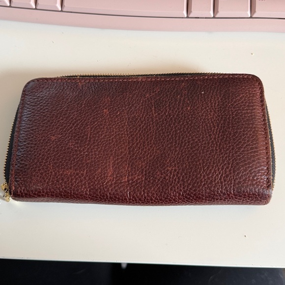 Portland Leather Goods | Accordion Zip Wallet | Nutmeg - Picture 3 of 5